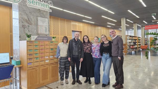 Bibliotecari presso la France Bevk Public Library di Nova Gorica